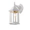 Z-Lite Waterdown 1 Light Outdoor Wall Light, Gloss White & Clear Beveled T21WH - alternate 5
